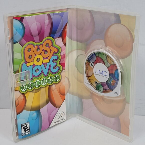 Bust-A-Move Deluxe PSP Game Complete With Case & Manual By Majesco - Picture 3 of 5